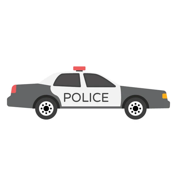 Specific Police Car Design — Stock Vector