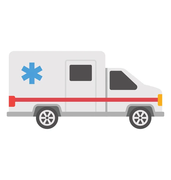 Ambulance Transport Patients — Stock Vector