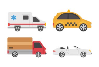 Işınlayıcılar düz Icons set 