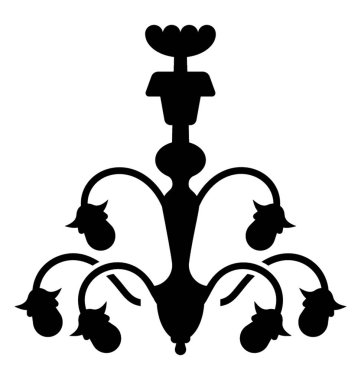 Katı simgesi tasarım avize