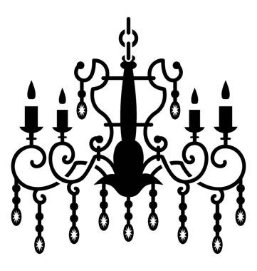 Katı simgesi tasarım avize