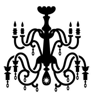 Girandole izole simgesi tasarım