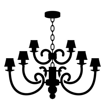 Katı simgesi tasarım avize