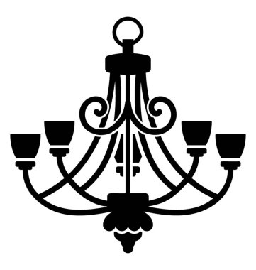 Katı simgesi tasarım avize