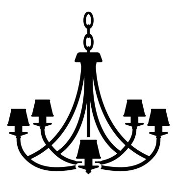 Katı simgesi tasarım avize