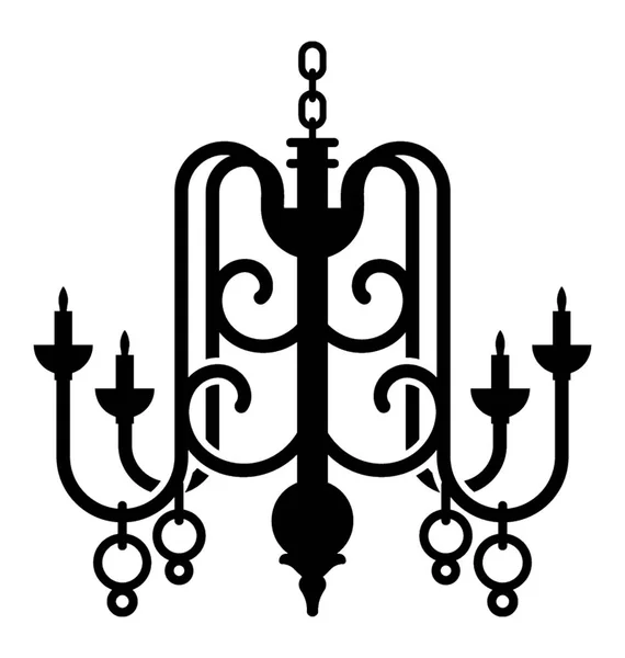 Diseño Icono Sólido Araña — Vector de stock