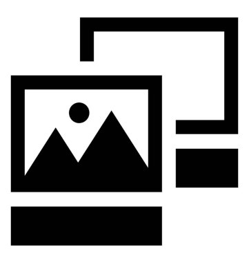 Bir görüntü simgesi tasarım