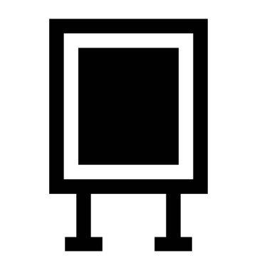 İzole simgesi tasarım Sergisi kurulu