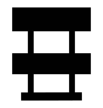 Marka için bir billboard simgesi kullanılan bir stand kurulu