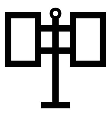 Promosyon ve reklam için afiş standı