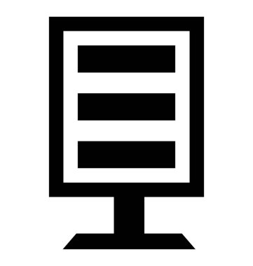 Promosyon ve reklam için afiş standı