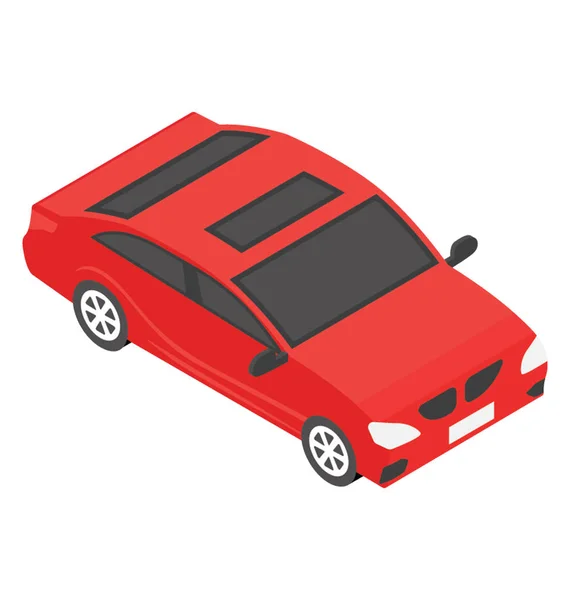 Coche Lujo Conocido Como Sedán — Vector de stock