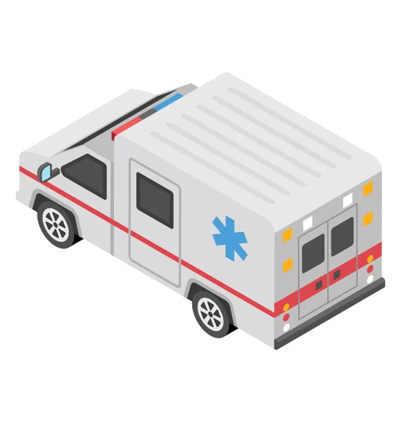 Karetka Pojazd Transportu Pacjentów — Wektor stockowy
