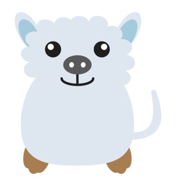 Çok güzel çizgi film domuz simgesi