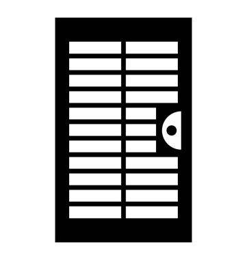 Plantation çekim glif vektör simgesi