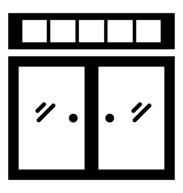 Plantation çekim glif vektör simgesi