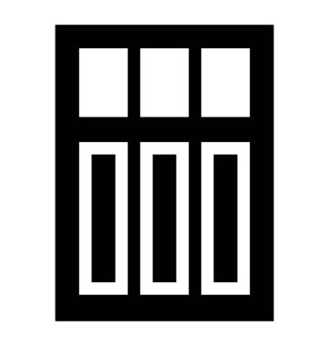 Plantation çekim glif vektör simgesi