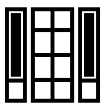 Plantation çekim glif vektör simgesi