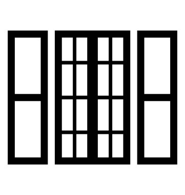 Plantation çekim glif vektör simgesi