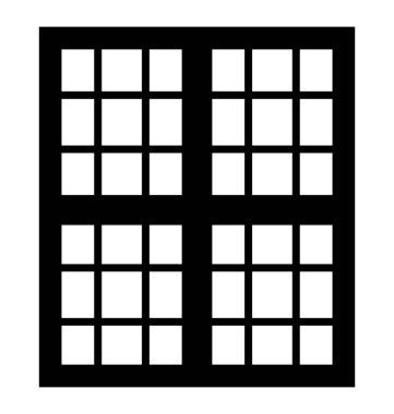 Plantation çekim glif vektör simgesi