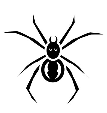 Uzun bacaklı örümcek gösterilen sahip bir böcek simgesini