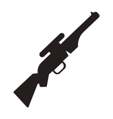 Simge blunderbuss tasvir avcılık için bir tüfek kullanım