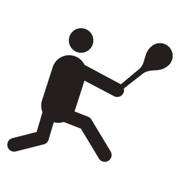 Çekiç atma oynamak bir insan avatar simge