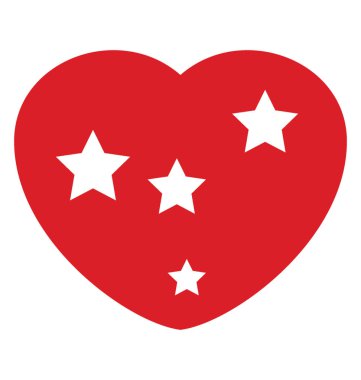 aşk simgeleyen kalp katı simgesi 