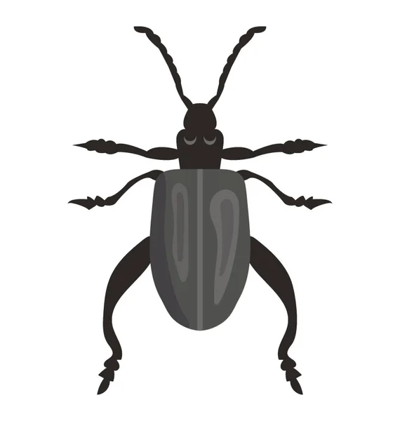 Insect Having Legs Depicting Beetle — Stock Vector