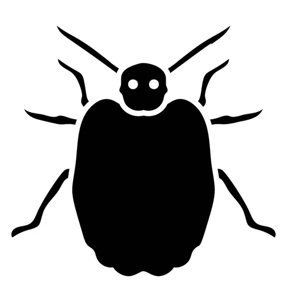 Icono Insecto Con Patas Largas Que Representa Araña Viuda — Archivo Imágenes Vectoriales