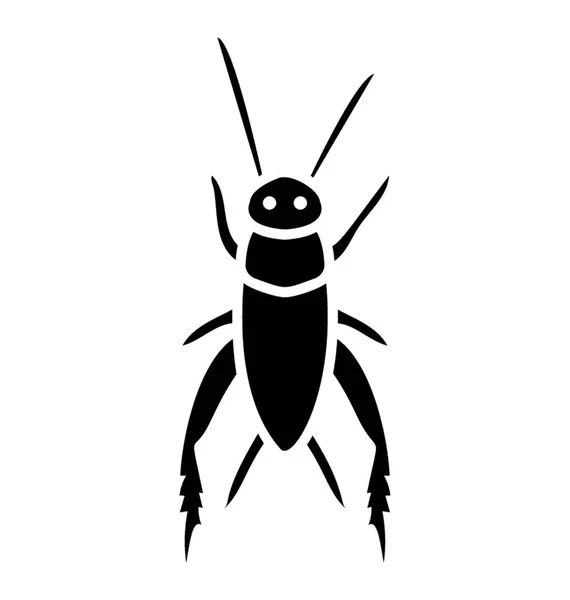 Insekt Mit Kleinen Beinen Und Flügeln Die Gelbe Bienen Darstellen — Stockvektor