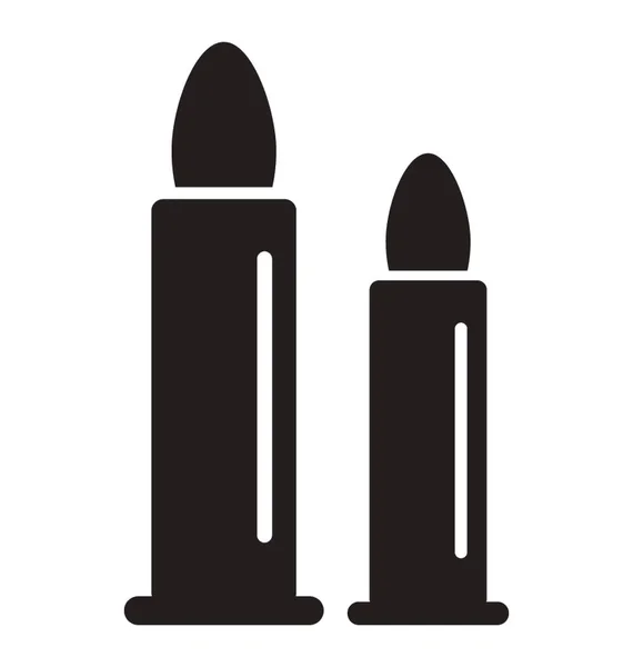 Icon Pointy Things Depicting Bullets — Stock Vector