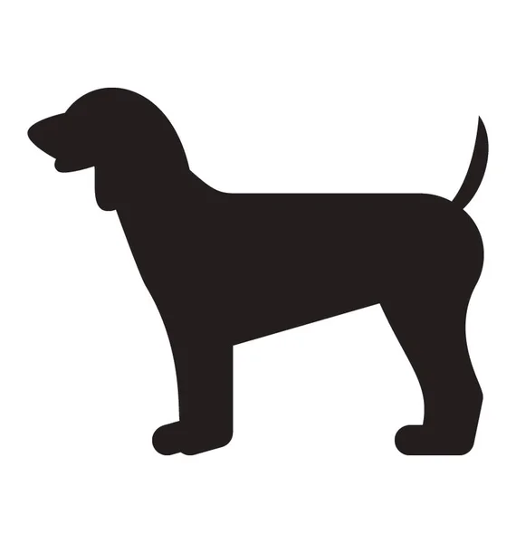 Ікона Тварини Домашньої Тварини Використовується Полювання Пса Полювання — стоковий вектор