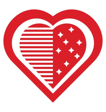 aşk simgeleyen kalp katı simgesi 