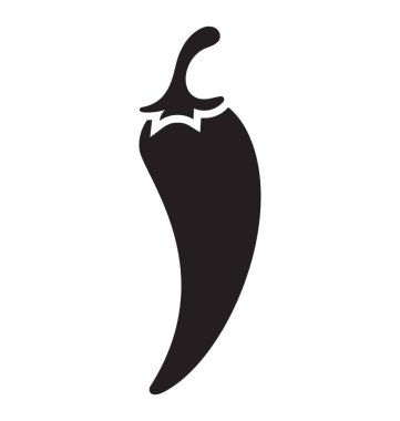 Biber kağıt glif vektör simgesi