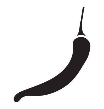 Biber kağıt glif vektör simgesi