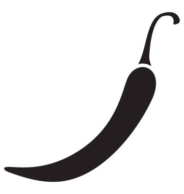 Biber kağıt glif vektör simgesi