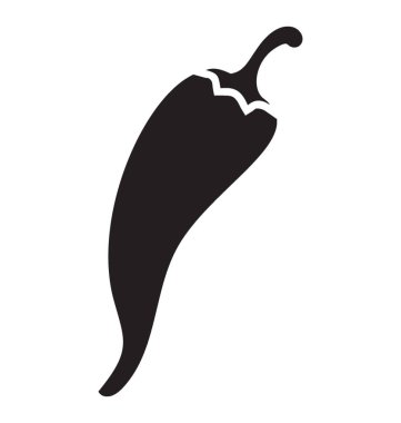 Biber kağıt glif vektör simgesi