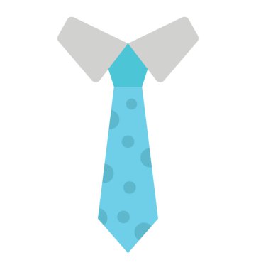 Bez aksesuar, kravat düz tasarım simgesi