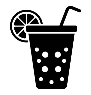 Bu bir saman ile gazlı içecek bir bardak