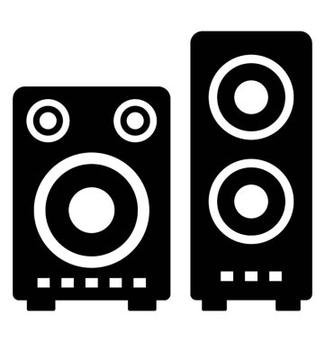 glif simge müzik aygıtının hoparlör tasvir