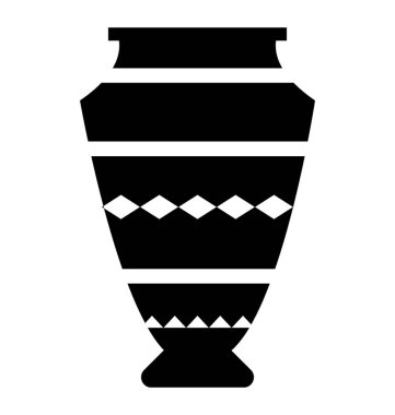 Ahşap ve aynalar tarafından egyption vassel bilinen yapılmış bir vas 