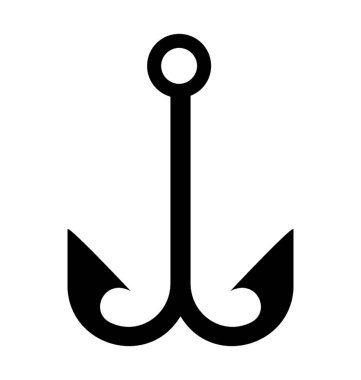 Nehirde balık yakalamak için balıkçılık kanca 