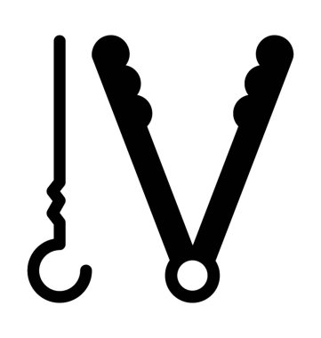 Gıda tutmak için Barbekü aletleri 