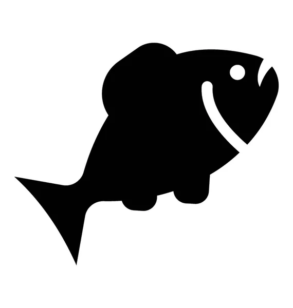 Seafood Healthy Food Fish — Stock Vector