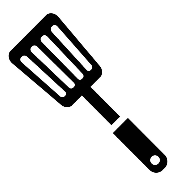 Ein Kochutensil Zum Arbeiten Der Küche Genannt Spachtel — Stockvektor