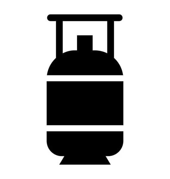 Duży Słoik Zawierające Gaz Znany Jako Butli Gazem — Wektor stockowy