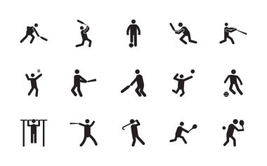 Spor glif Icon Set