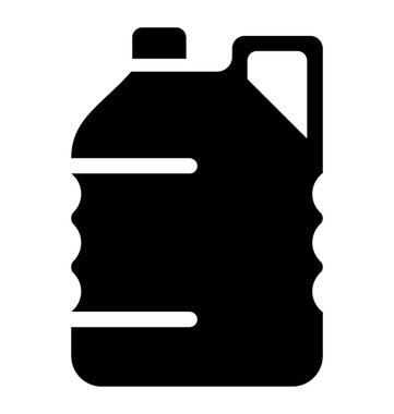 Yemek yemek için bir plastik şişe petrol pişirme 