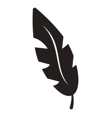 Hayvan tüyü glif vektör simgesi